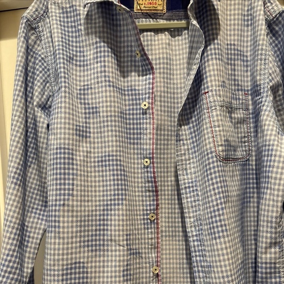 VINTAGE ITALIA TRADE C. 1958 MARK RESERVED STACK MENS XL SHIRT  UNIQUE PATTERN - Picture 4 of 15